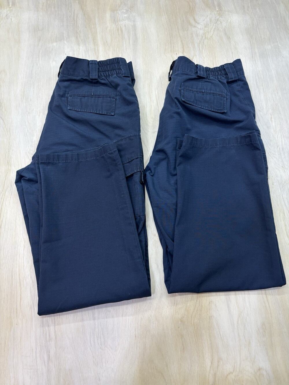 Blauer 8828 Mens Tactical Cargo Pants Dark Navy Ripstop Utility Work 38 Reg Lot
